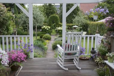 Schöne Aussicht im Garten Paus und Zweil in Bocholt.<br>Foto: LWL/Paus&Zweil