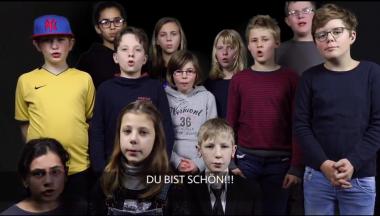 Die Klasse 5s der Münsterlandschule. Vordere Reihe v.l.n.r.: Afia Murad (11), Carina Leyng (11), Lukas Dick (11), hintere Reihe v.l.n.r. Patrick Senders (12), Iljana Abdallah (12), Tim Brandt (11), Kimberley von der Brüggen (11), Sina Lenfers (11), Angelina Wöhe (12), Thoralf Klocke (11), Max Kahl (12), Wim Ahuis (10). <br>FOTO: LWL