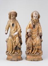 Lütticher Werkstatt (?) Petrus (?) und Paulus um 1330/60, Foto: LWL / Hanna Neander