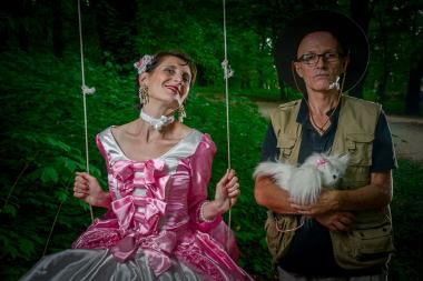 Lina Lärche und Gerd Normann spielen am 17.3. ihr Comedyprogramm "Herzrasen" im LWL-Industriemuseum.<br>Foto: PR