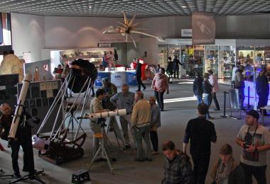Beim Astronomietag im LWL-Museum für Naturkunde und seinem Planetarium steht die Astronomie im Mittelpunkt der Aktionen. <br>Foto: LWL/Steinweg