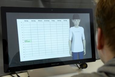 Der virtuelle Assistent &quot;Billie&quot;. &lt;br&gt;Foto:  Bethel.regional 