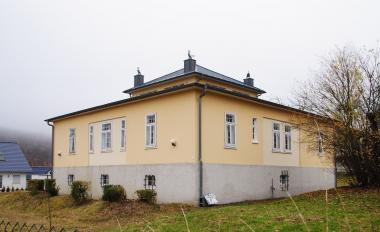 Gesamtansicht des "Landhauses Ilse" von Westen in Jahr 2012.<br>Foto: LWL