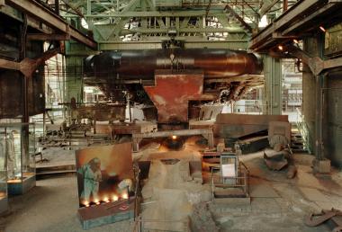 Auch in die Abstichhalle des Hochofens führt die inklusive Führung auf der Henrichshütte.<br>Foto: LWL/Hudemann