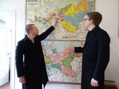 Europastunde in der Museumsschule Hiddenhausen.<br>Foto: Gisela Hering-Bejaoui