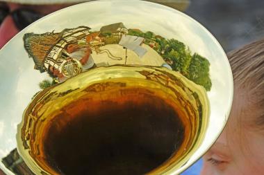 Am Sonntag findet ein Familien-Bläsertag im LWL-Freilichtmuseum Detmold statt. Zum Abschlusskonzert werden auch die "Groove Onkels" zu sehen und zu hören sein.<br>Foto: LWL/Jähne
