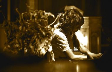Sophie Hutching und Malojian spielen im LWL-Museum für Kunst und Kultur.<br>Foto: Ryo Mitamura