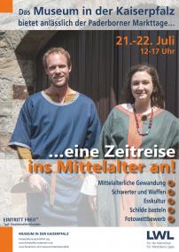 Anlässlich der Paderborner Markttage bietet das Museum in der Kaiserpfalz viele Mitmach-Aktionen und freien Eintritt<br>Grafik: Olga Heilmann