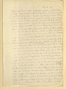 Der Original-Brief von Dietrich Bonhoeffer mit dem Gedicht "Von guten Mächten" (19.12.1944).<br>Foto: Houghton Library, Harvard University, Gift of Maria von Wedemeyer 1966.