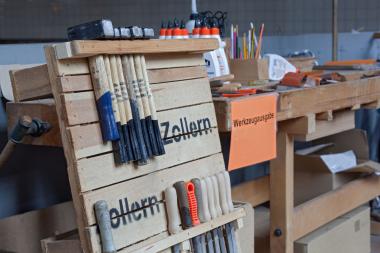 Am Sonntag können junge Museumsbesucher in der Kinderwerkstatt auf Zollern gemeinsam werkeln.<br>Foto: LWL/Holtappels