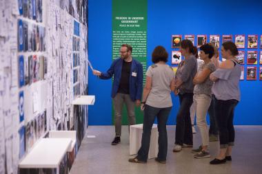 Im LWL-Museum für Kunst und Kultur können Besucher am Langen Freitag bei freiem Eintritt die Ausstellung "Wege zum Frieden" besuchen.<br>Foto: Anne Neier