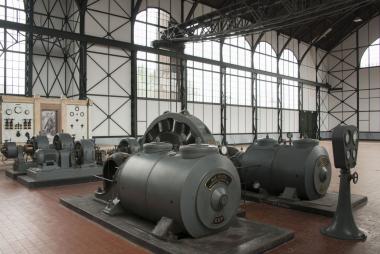 Die Kompressoren lieferten die Druckluft für die Maschinen und die Bohrhämmer unter Tage.<br>Foto: LWL/Hudemann