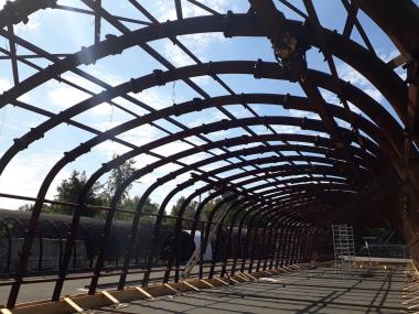 Die Strecke für das neue Besucherbergwerk steht bereits.<br>Foto: LWL 