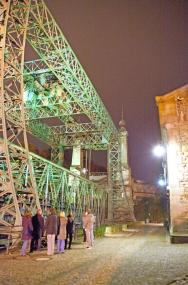 Abendstimmung im Schiffshebewerk Henrichenburg.<br>Foto: LWL/Hudemann