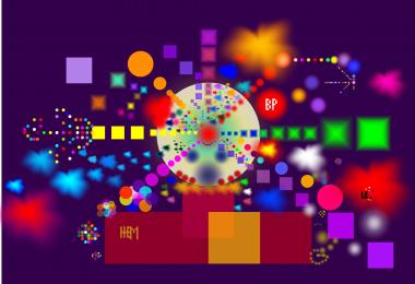 Mit Hilfe eines Computerprogramms erstellt Künstlerin Heide Pfützner Bilder und grafische Kompositionen.<br>Foto: Pfützner