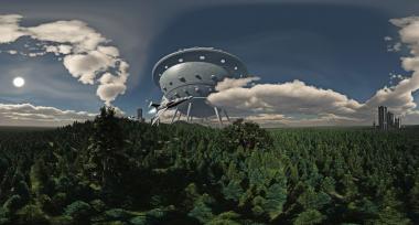 Im Planetarium wird aus Perry Rhodan gelesen.<br>Grafik: LWL/Perdok