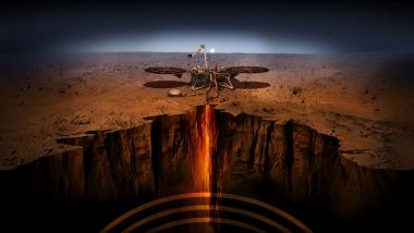 Die neueste NASA-Mission InSight soll den tief in das Innere des roten Planeten schauen.<br>Foto: NASA