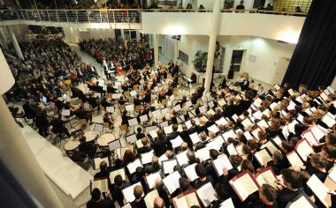 Winterkonzert der Universität Witten/Herdecke im LWL-Industriemuseum Henrichshütte Hattingen.<br>Foto: LWL
