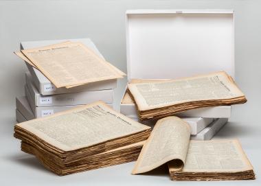 Die "Deutsche Verlustliste" ist das Kunstwerk des Monats im LWL-Museum für Kunst und Kultur.<br>Foto: LWL/Steinweg