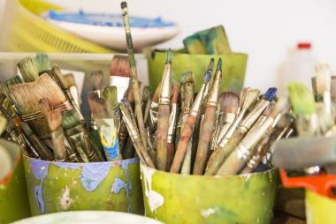 Das LWL-Museum für Kunst und Kultur bietet einen Workshop für Menschen mit Lernschwierigkeiten an.<br>Foto: LWL/Hanna Neander