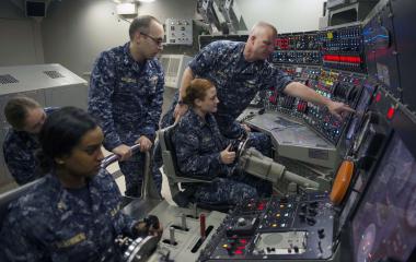 U-Boot-Simulator der U.S. Navy in Bangor, Washington, 2017.<br>Foto: LWL