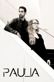 "Sound Textures For Nothing" heißt die musikalische Lesung mit DJ-Begleitung von PAULIA, Paul Brusa (li.) und Julia Felis, im Planetarium Münster.<br>Foto: Johannes A. Roeßler