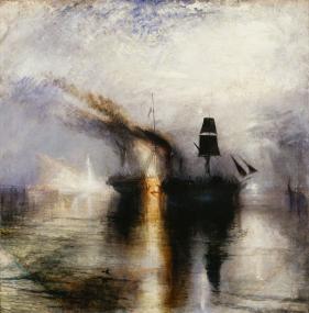 Joseph Mallord William Turner, Peace - Burial at Sea, Exhibited 1842, © Tate: Accepted by the nation as part of the Turner Bequest 1856.<br>Foto © Tate, London 2018