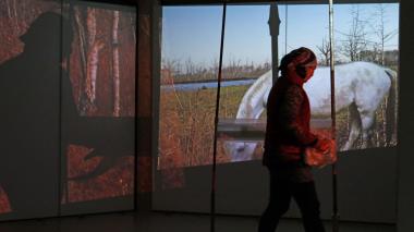 "Heimatrauschen - Eine regi-O-pera" gastiert im Textilwerk.<br>Foto: Stefan Demming