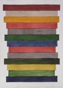 Die Werke des Künstlers Sean Scully stehen anlässlich der Ausstellung "Vita Duplex" im Mittelpunkt der Kulturbeutel-Tour am Sonntag.<br>Foto: Sean Scully, Frames 1.27.17, 2017, Privatbesitz / Private collection © Sean Scully