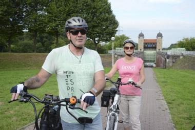 Die Radtour am 12. Mai startet am LWL-Industriemuseum Schiffshebewerk Henrichenburg.<br>Foto: LWL/Hudemann