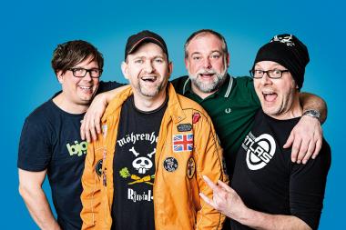 Die Kinderrockband "Randale" sorgt auf dem Museumsfest für Stimmung und gute Laune.<br>Foto: Randale