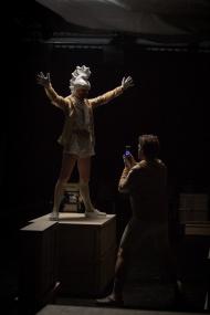 "Die Ausgrabung" - eine Performance der Gruppe "vorschlag:hammer" - Copyright: Stephan Glagla