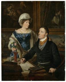 Ferdinand Georg Waldmüllers Porträt aus der Epoche des Biedermeiers ist das Kunstwerk des Monats Juli im LWL-Museum für Kunst und Kultur in Münster.<br>Foto: LWL/Sabine Ahlbrand-Dornseif
