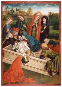 Die Kuratorin für Mittelalterkunst, Dr. Petra Marx, spricht am Freitag unter anderem über das Werk von Johann Koerbecke, "Grablegung Christi" aus dem Zisterzienserkloster Marienfeld.<br>Foto: LWL/Rudolf Wakonigg