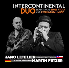 Plakat des "Intercontinental Duo" mit Jano Letetier und Martin Fetzer.<br>Foto: LWL