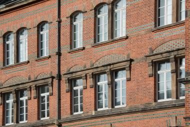 Hochschule Ostwestfalen-Lippe, ehemals Kaserne, an der Emilienstrasse 45 in Detmold.<br>Foto: LW/Hudemann