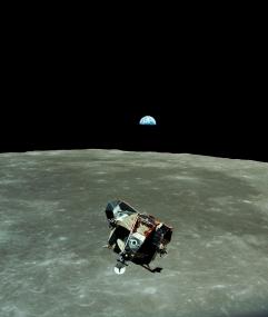 Vor 50 Jahren landeten die ersten Menschen auf dem Mond. In naher Zukunft soll es dann eine permanente Mondstation geben.<br>Foto: NASA