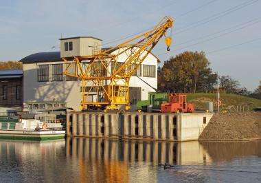 Im Hafengebäude am Oberwasser des Schiffshebewerks Henrichenburg findet die Tagung statt.<br>Foto: LWL