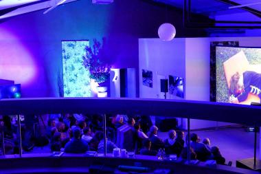 Im Gärtnereibetrieb Daldrup auf Burg Hülshoff läuft eine Videoinstallation zum Thema Klimawandel.<br>Foto: Sabrina Richmann