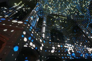 Beim Konzert des Duos Hammerhaus können Besucher im LWL-Museum für Kunst und Kultur elektronische Musik und Videoprojektionen genießen.<br>Foto: ©Hammerhaus 