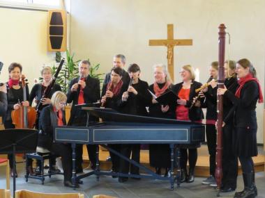 Das Ensemble für Alte Musik der Musikschule Dortmund präsentiert sich am Donnerstag im LWL-Industriemuseum Zeche Zollern.<br>Foto: Con Allegria