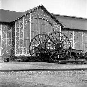 Klaus Michael Lehmann fotografierte 1987 die Maschinenhalle.<br>Foto: Lehmann