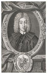 Der junge Clemens August wurde im Jahr 1719 Fürstbischof von Münster und im Laufe seiner Herrschaft zum Förderer von Kunst und Kultur in Westfalen. Anonym, Brustbildnis Clemens August von Bayern als Bischof von Regensburg, um 1719.<br>Foto: LWL/Hanna Neander