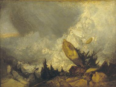 Joseph Mallord William Turner (1775-1851), The Fall of an Avalanche in the Grisons, c. 1810.<br>© Tate: Accepted by the nation as part of the Turner Bequest 1856 Photo ©Tate, 2019