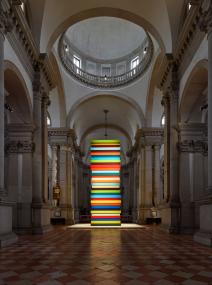 Sean Scully, "Opulent Ascension", 2019, Abbazia di San Giorgio Maggiore, Venice, 8 May - 13 October 2019.<br>© Sean Scully. Courtesy the Artist and KEWENIG, Berlin.<br>Foto: Stefan Josef Müller, Berlin