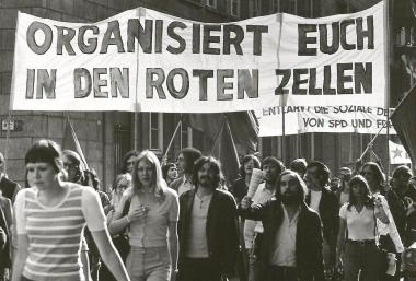 Demonstration in Münster, 1971.<br>Foto: Christoph Preker, Münster