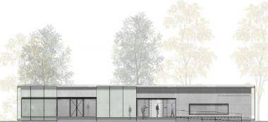 So soll der Eingangsbereich des LWL-Industriemuseums Glashütte Gernheim in Petershagen künftig aussehen. <br>Foto: LWL