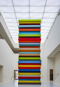 Bis zum 15. März zeigt das LWL-Museum für Kunst und Kultur die Skulptur "Opulent Ascension" von Sean Scully. © Sean Scully. Courtesy the Artist and KEWENIG, Berlin.<br>Foto: LWL/Hanna Neander