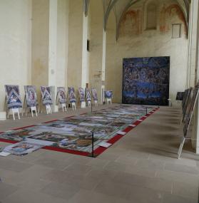 Unvergleichliche Bilderwelt: "Michelangelo - Der andere Blick" ist bis zum 26. Juli im Kloster Dalheim zu sehen.<br>Foto: LWL/Katharina Kruck