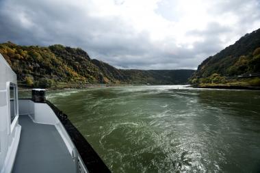 Der Mittelrhein - im Tal der Loreley. <br>Foto: Elke Fischer